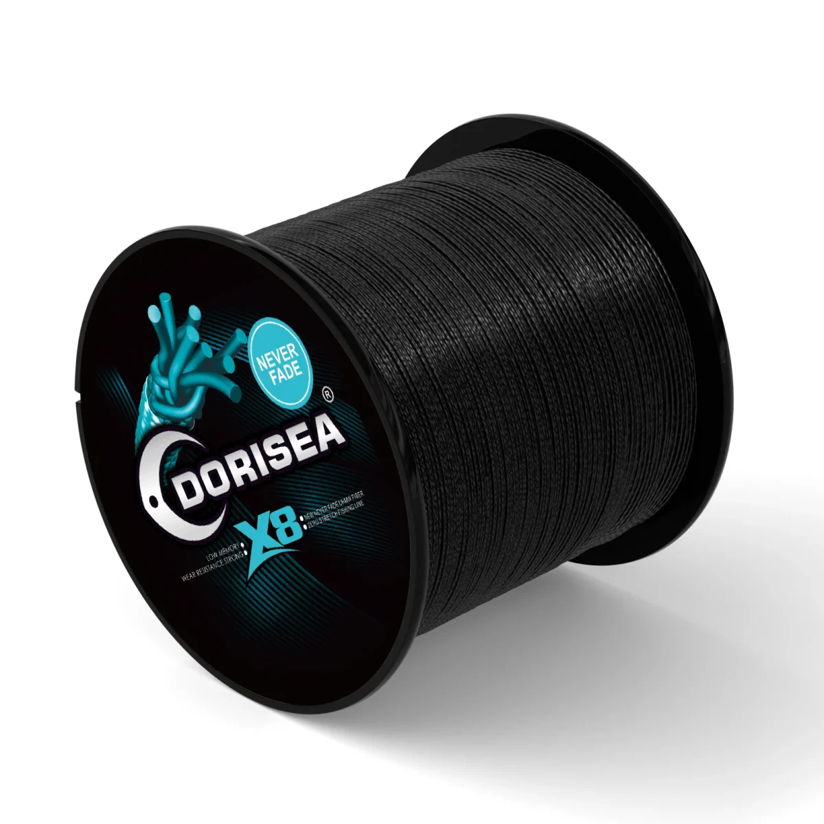 Dorisea 8x Black Braided Fishing Line