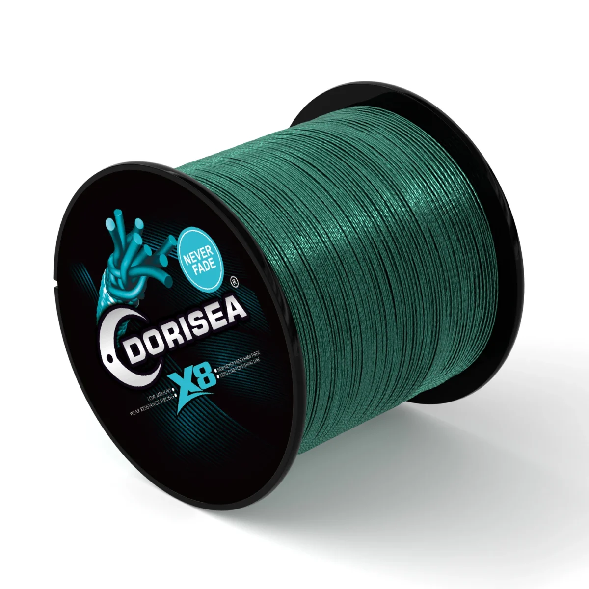 Dorisea 8x Moss Green Braided Fishing Line