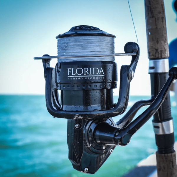 florida fishing product with gray braided line