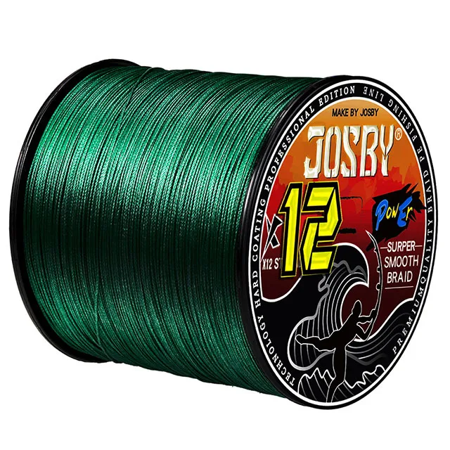 Green Josby 12x Green Braided Fishing Line