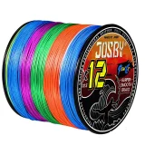 Josby 12x Multicolor Braided Fishing Line